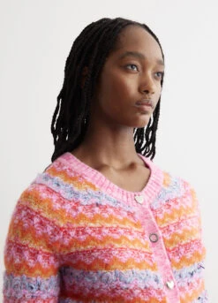 Stripe Poodle Knit Cardigan -Style Haven Shop womens incu 361 a20ba203 2aca 4588 ad9d 08391621af72