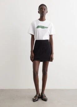 Ganni Textured Suiting Mini Skirt