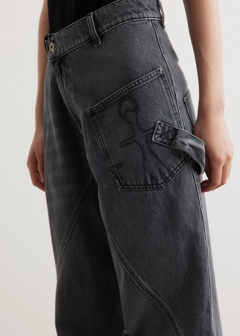 JW Anderson Twisted Workwear Jeans 2 JW Anderson Twisted Workwear Jeans - Image 2