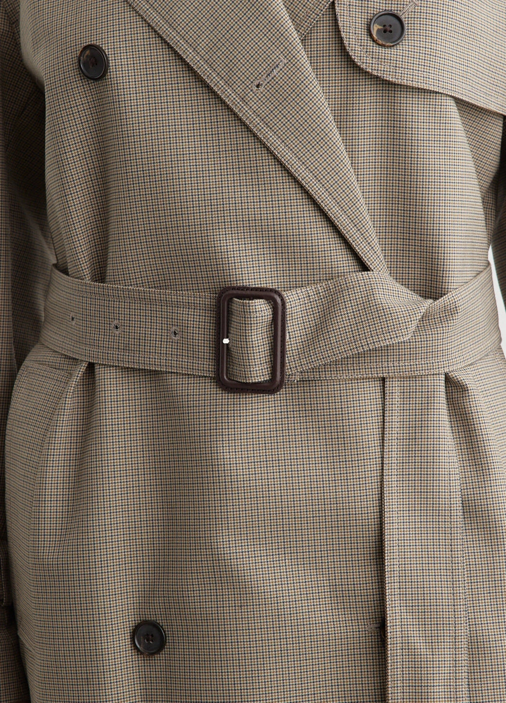 Toteme Houndstooth Trench Coat 4 Toteme Houndstooth Trench Coat - Image 4