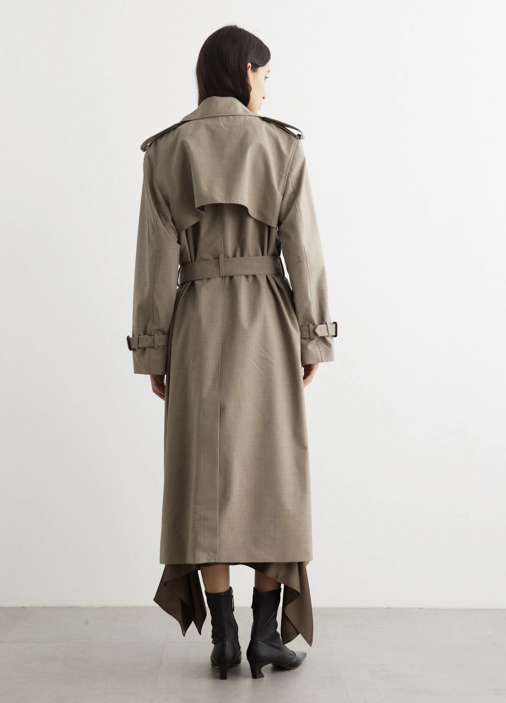 Toteme Houndstooth Trench Coat 6 Toteme Houndstooth Trench Coat - Image 6