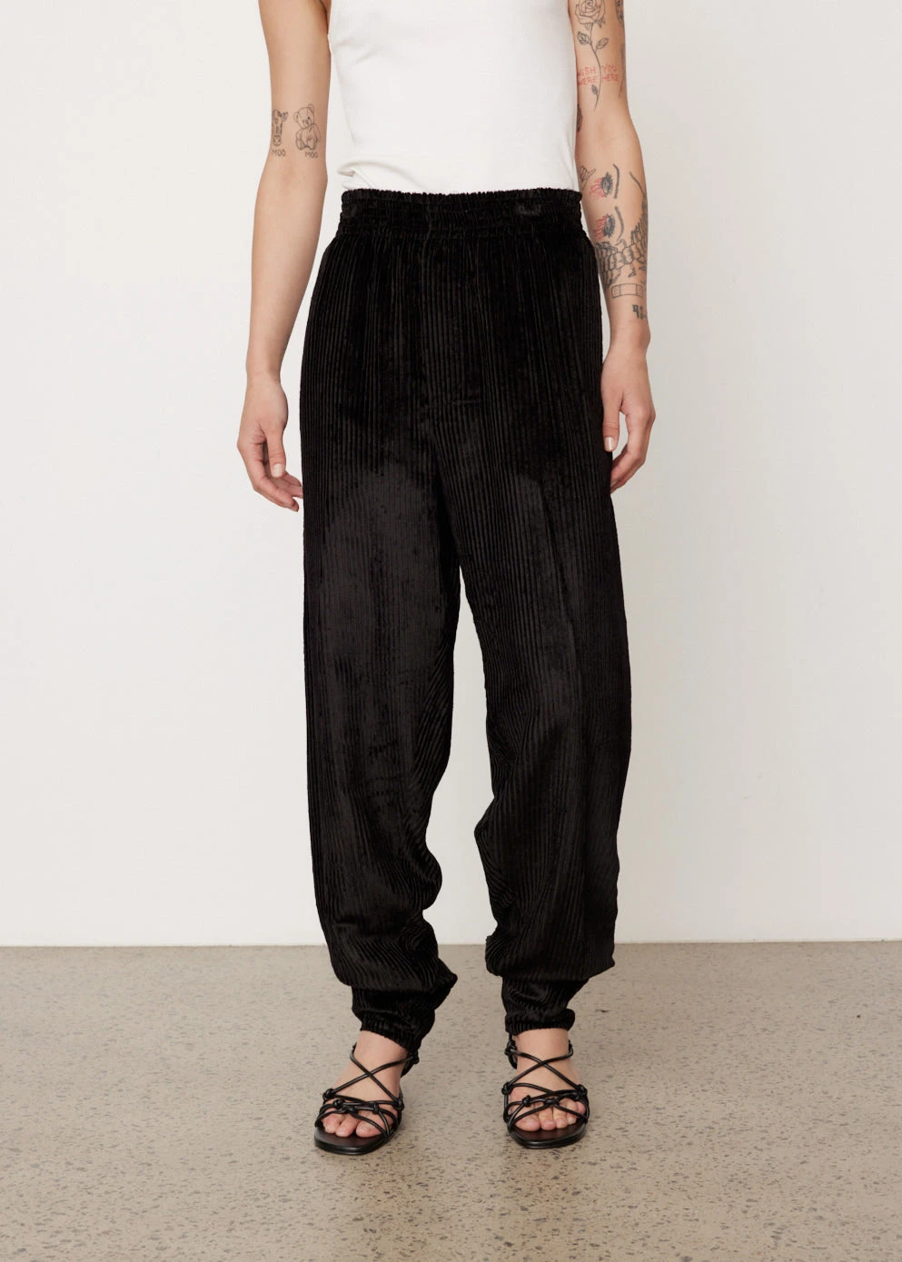 Viscose Cord Pull On Pants 1 Viscose Cord Pull On Pants