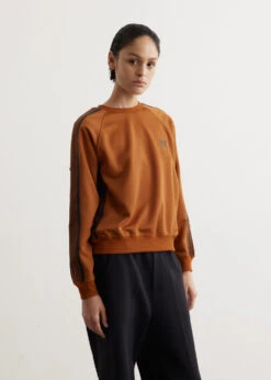 Track Crewneck Shirt -Style Haven Shop womens incu 389