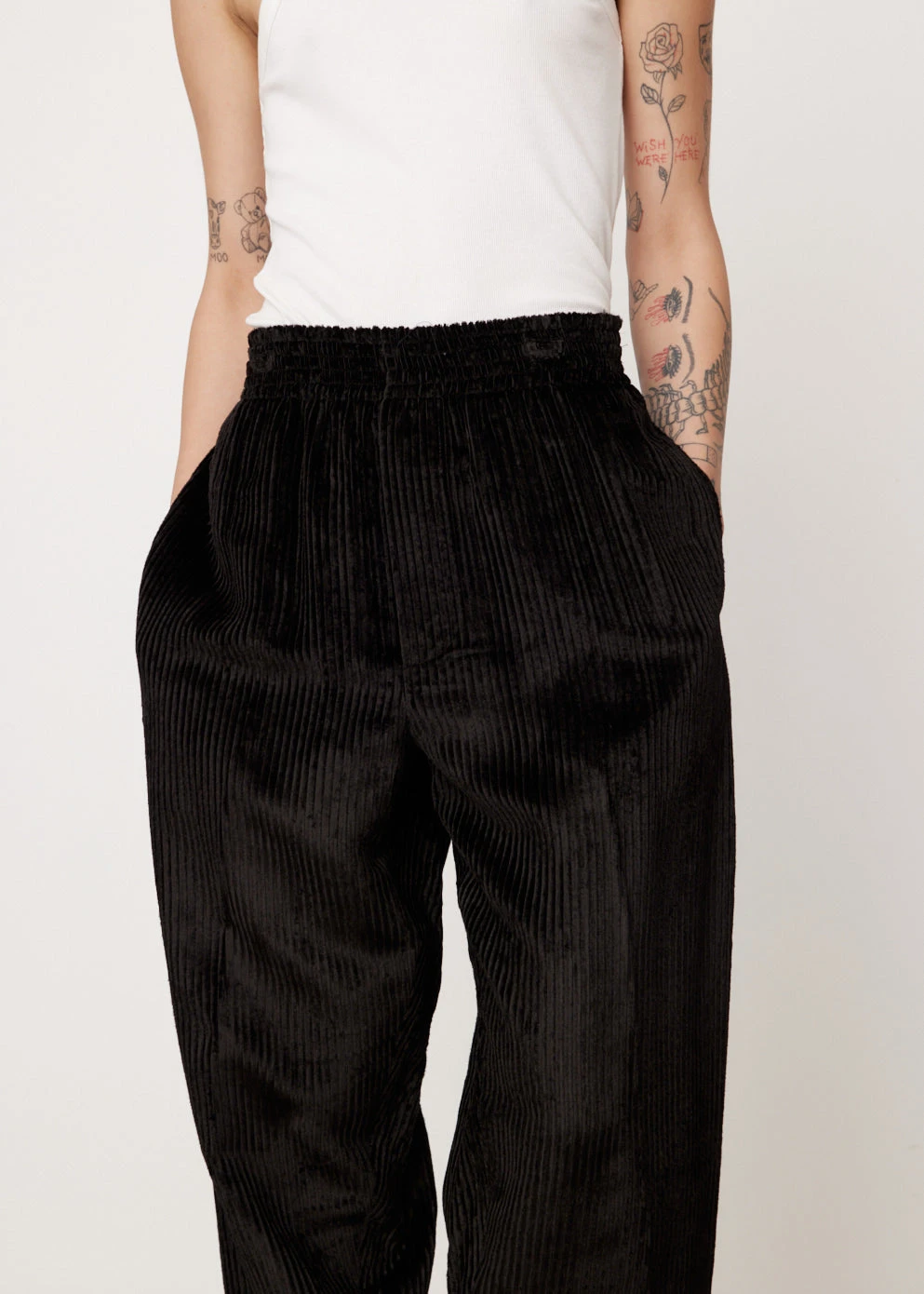 Viscose Cord Pull On Pants 2 Viscose Cord Pull On Pants - Image 2