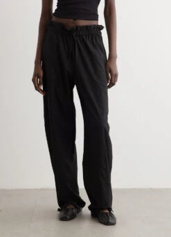 Ganni Drapey Melange Elasticated Waist Pants -Style Haven Shop womens incu 392 35bd919d b753 472d 8f37 bb6c408a8b4e