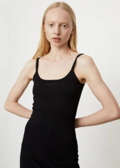 ALEXANDER WANG Scoopneck Tank Dress With Printed High Density Logo -Style Haven Shop womens incu 393 805d5e20 1a26 433b b161 db4efdc268e9