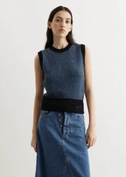 Ganni Graphic 2-Tone Vest