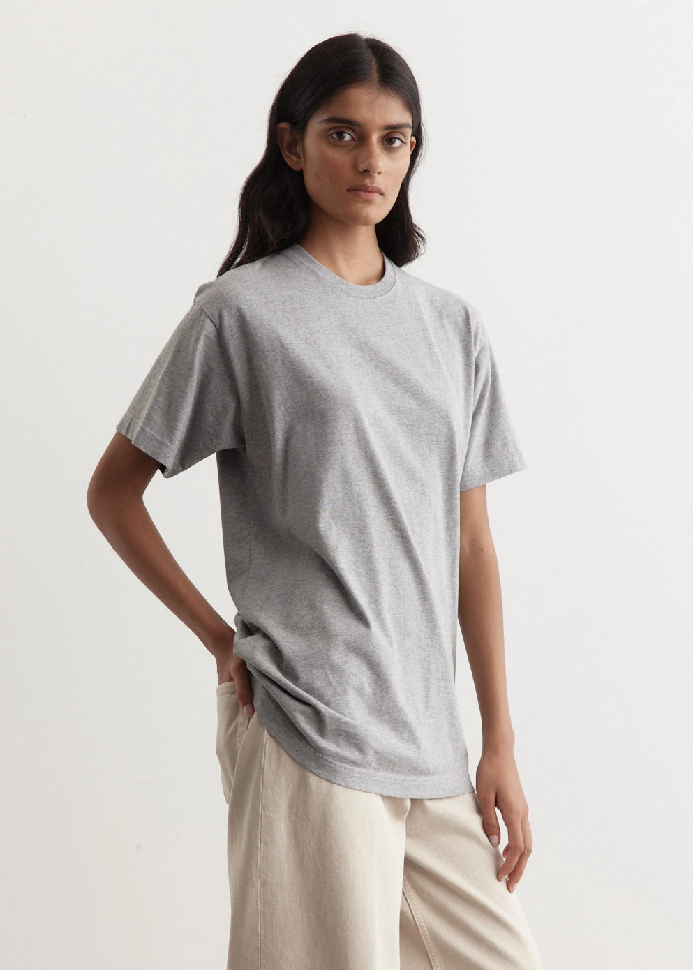 Toteme Straight Cotton T-Shirt 2 Toteme Straight Cotton T-Shirt - Image 2