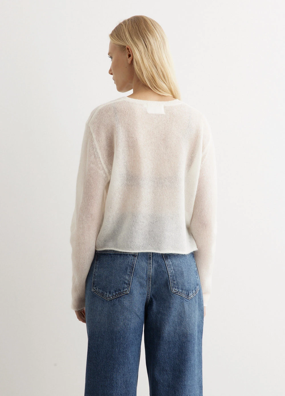 Superfine Mohair Cropped Knit 5 Superfine Mohair Cropped Knit - Image 5