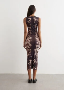 Acne Studios Eika Cow Print Dress -Style Haven Shop womens incu 417 ea1bd2cc ea72 4d18 b104 ae1c06d36d69