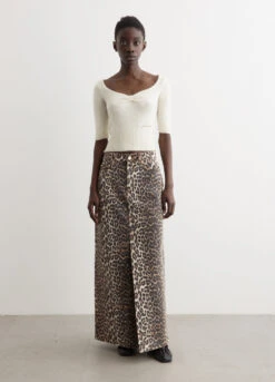 Ganni Brushed Alpaca Top