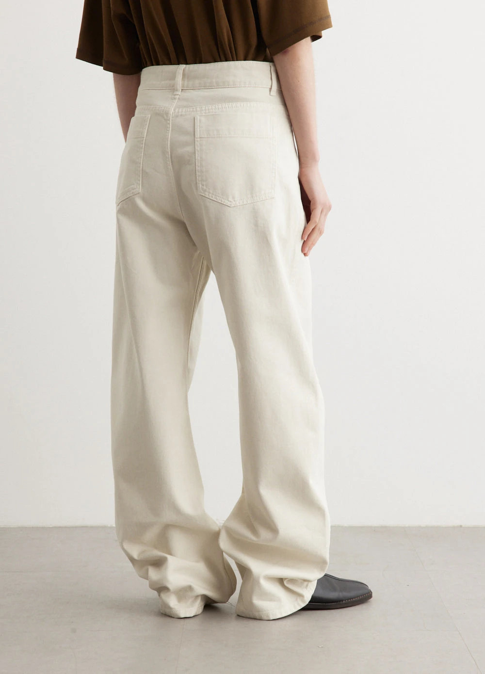 Lemaire High Waisted Curved Pants 3 Lemaire High Waisted Curved Pants - Image 3