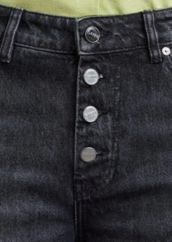 Ganni Lovy Mid-Rise Straight Jeans -Style Haven Shop womens incu 43801