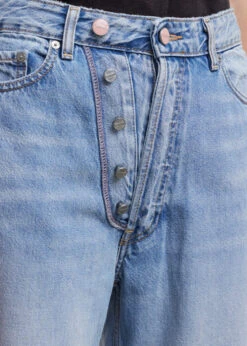 Ganni Figny Rigid Denim Jeans -Style Haven Shop womens incu 43809