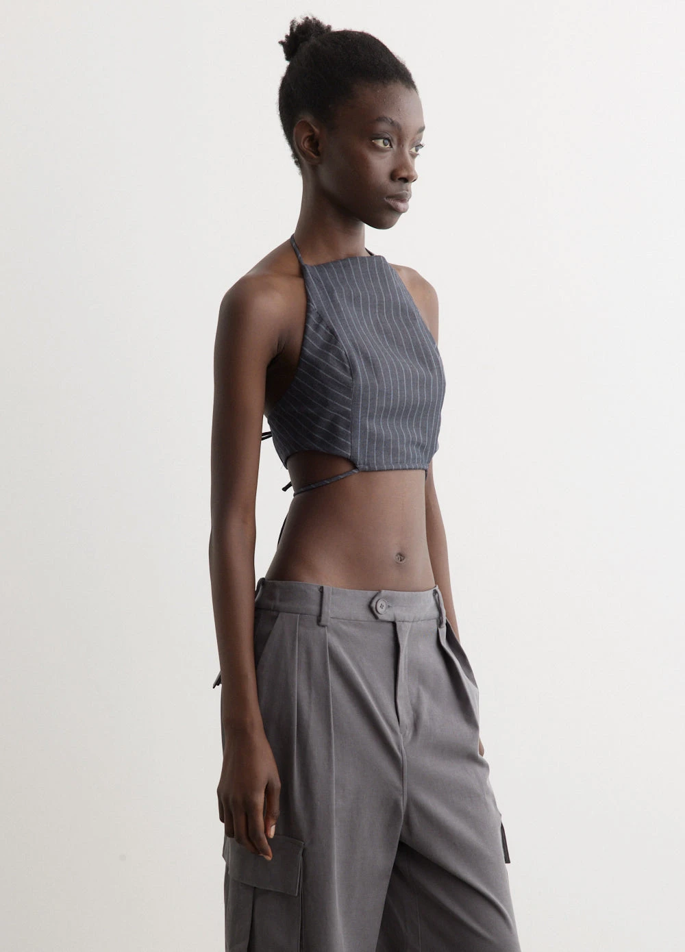 Ganni Stretch Stripe String Top 4 Ganni Stretch Stripe String Top - Image 4