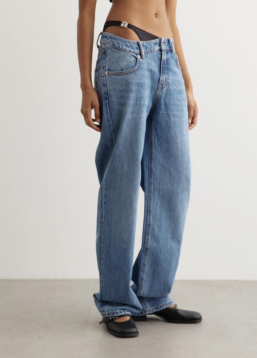 ALEXANDER WANG Asymmetrical Bikini Layer Jean 2 ALEXANDER WANG Asymmetrical Bikini Layer Jean - Image 2