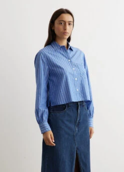 Rag & Bone Maxine Stripe Cropped Shirt -Style Haven Shop womens incu 469 a64e7745 73ce 47e7 9c2a 14a3daa8171e