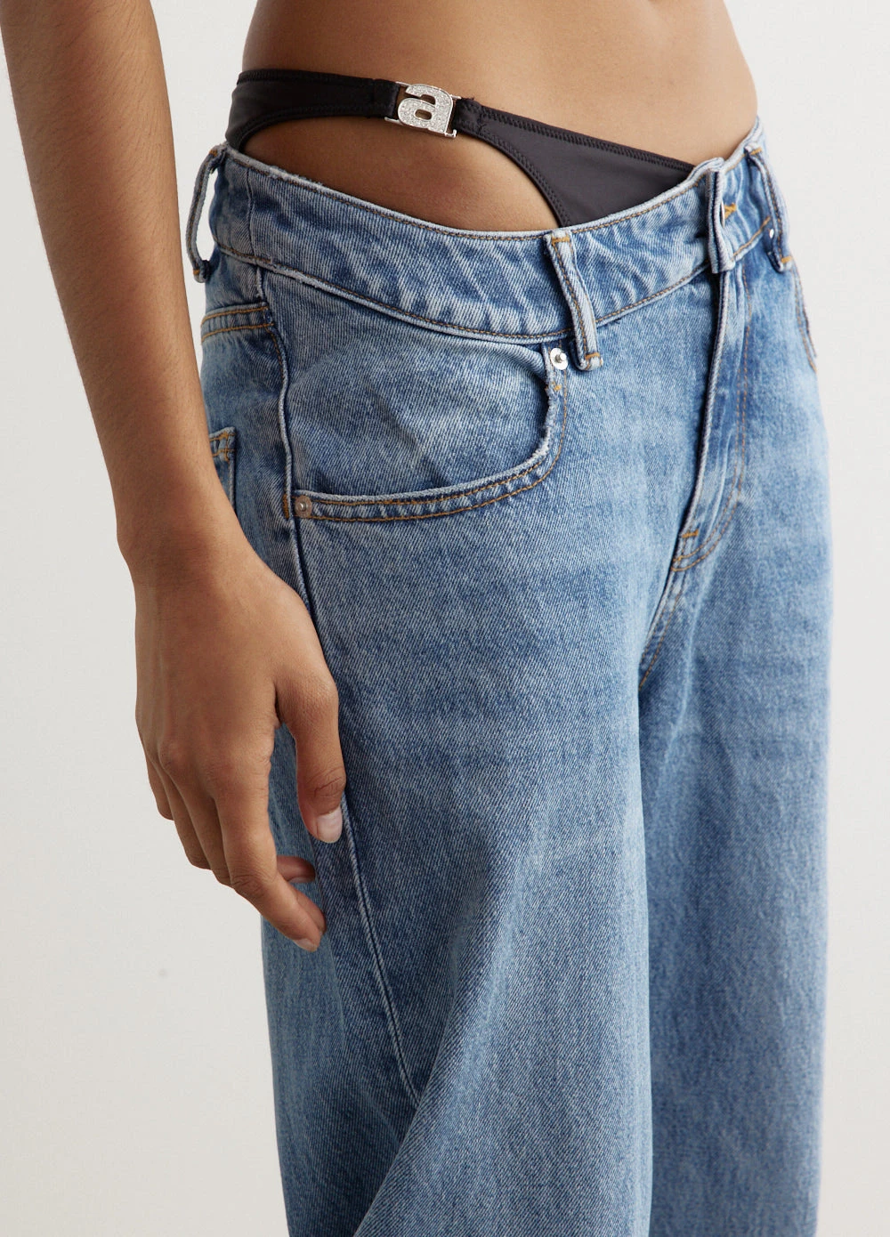 ALEXANDER WANG Asymmetrical Bikini Layer Jean 3 ALEXANDER WANG Asymmetrical Bikini Layer Jean - Image 3