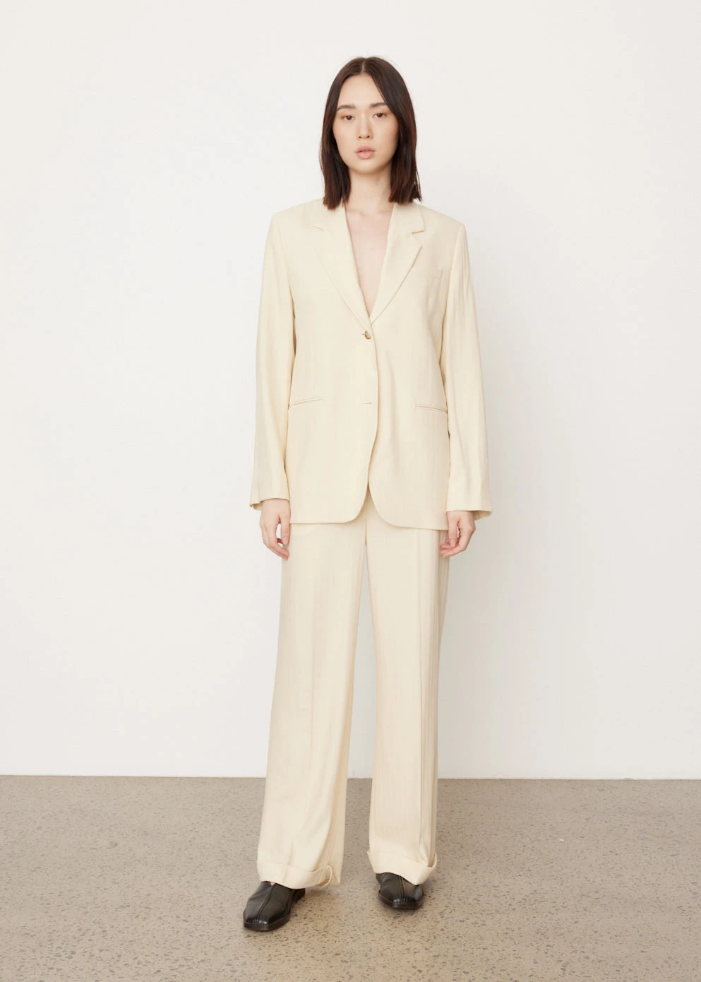 Toteme Tailored Herringbone Suit Jacket 5 Toteme Tailored Herringbone Suit Jacket - Image 5