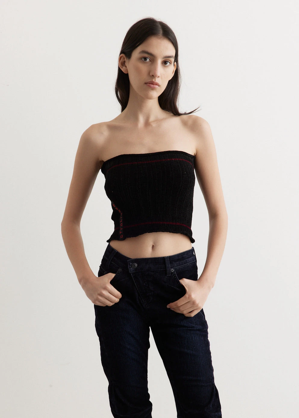 Knit Tube Top 1 Knit Tube Top