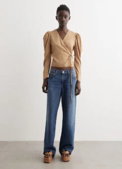 Ganni Wrap Blouse