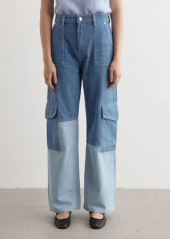 Ganni Cutline Denim Agni Jeans