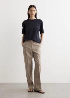 Toteme Windowpane-Check Suit Trousers