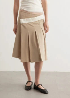 Pleated Midi Wrap Skirt -Style Haven Shop womens incu 524 91f6648f 7cc6 4303 a470 38b4150b4032