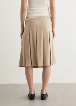 Pleated Midi Wrap Skirt -Style Haven Shop womens incu 529 777ed69c 42f2 4f5c 9df4 f3344c826c33