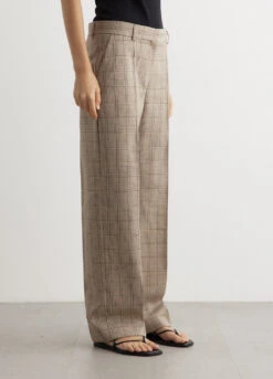 Toteme Windowpane-Check Suit Trousers -Style Haven Shop womens incu 530 0dc476ae b5fc 45fe 9c28 f0753629927c