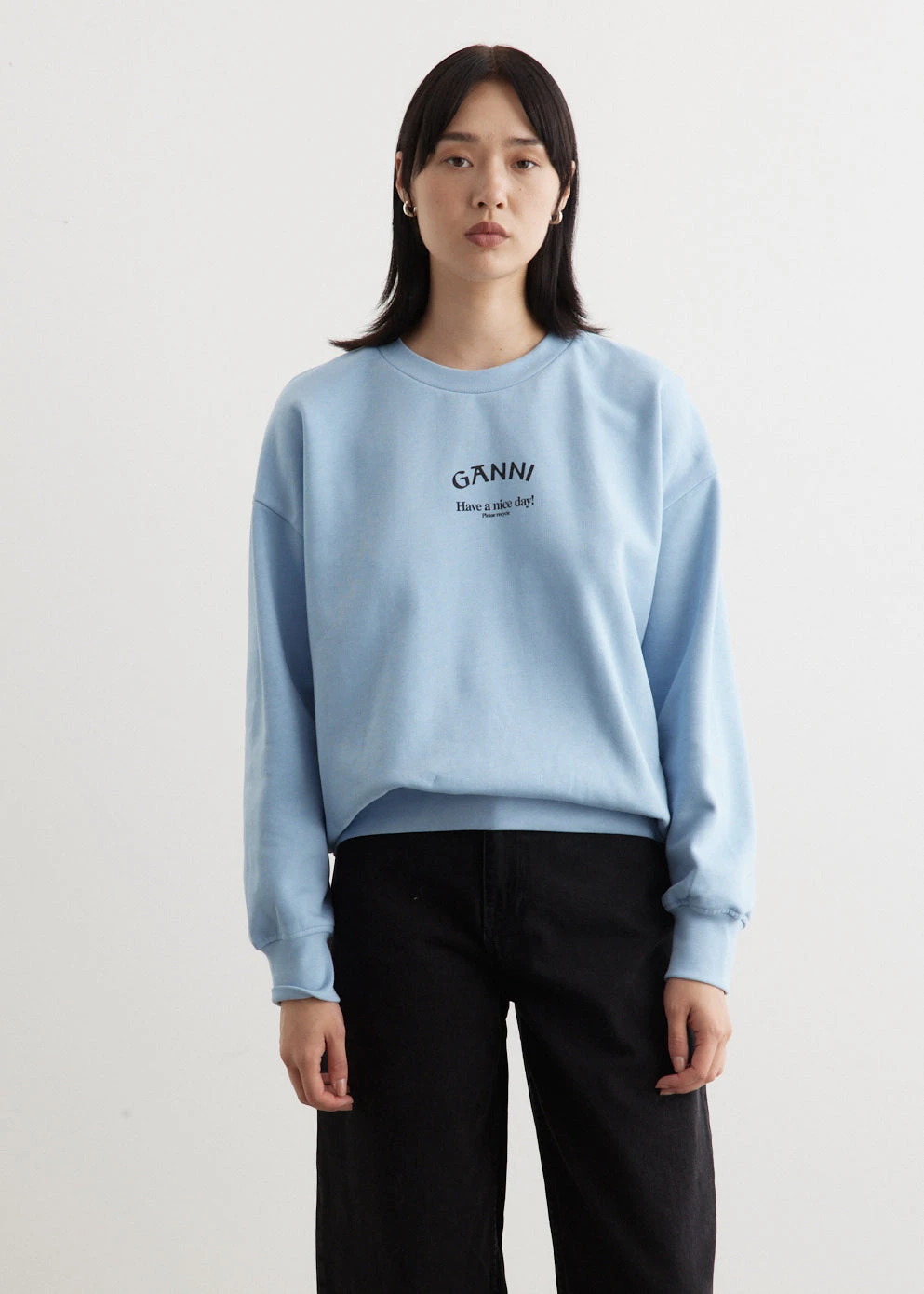 Ganni Isoli Oversized Sweatshirt 1 Ganni Isoli Oversized Sweatshirt