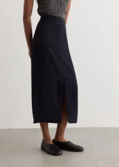 Toteme Front-Split Satin Midi Skirt 6 Toteme Front-Split Satin Midi Skirt -Style Haven Shop womens incu 551 8f1f7e4d 341a 4c3e b04c 3437310419e5