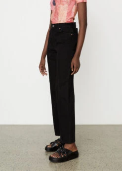 Glen Overdyed Wrap Straight-Leg Jeans -Style Haven Shop womens incu 552 d33624fd d2e6 4a53 bd8f 5180fa713f36