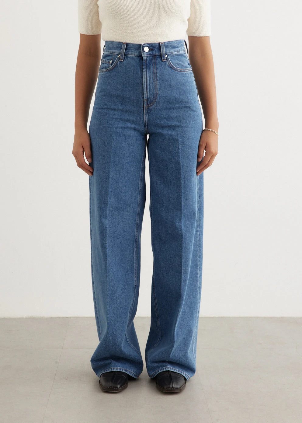 Toteme Wide Leg Denim Jeans 34" 2 Toteme Wide Leg Denim Jeans 34" - Image 2