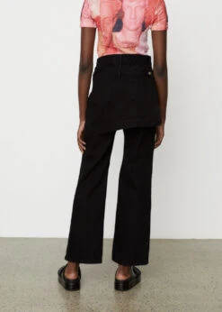 Glen Overdyed Wrap Straight-Leg Jeans -Style Haven Shop womens incu 555 b40795b5 b563 4dc3 b312 c1da95f28396