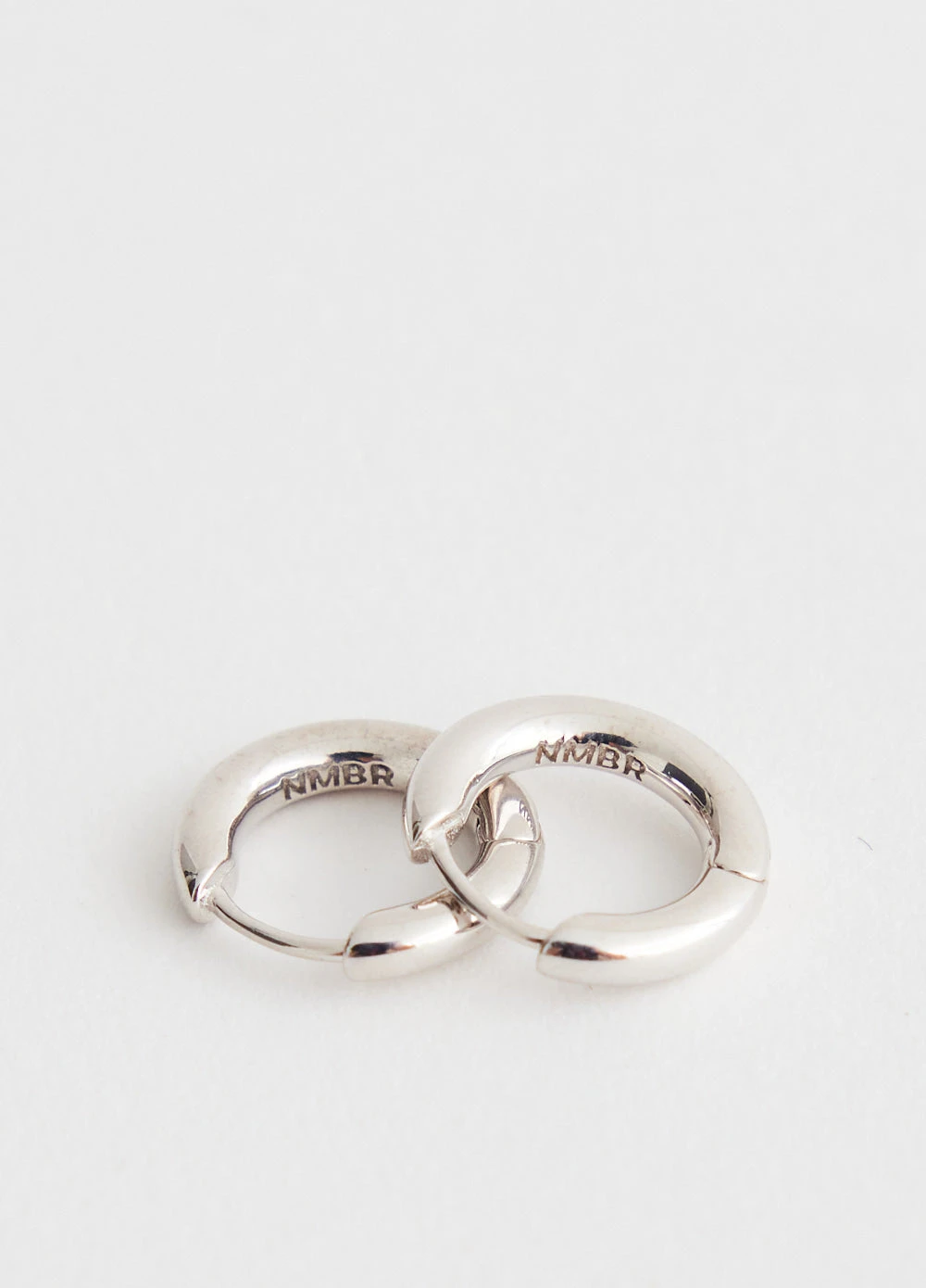 Round Hoop One Touch Earrings 2 Round Hoop One Touch Earrings - Image 2