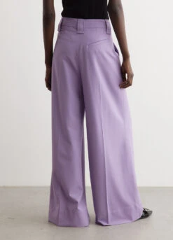 Ganni Light Solid High Waist Flared Leg Pants -Style Haven Shop womens incu 575 ad1ed52a 4597 4878 a0cd f27216809cbb