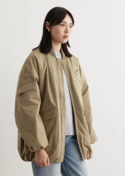 Ganni Light Twill Oversized Bomber Jacket 7 Ganni Light Twill Oversized Bomber Jacket -Style Haven Shop womens incu 576 02ec59e4 b7b3 49b3 8b7e 0a939c5af90a