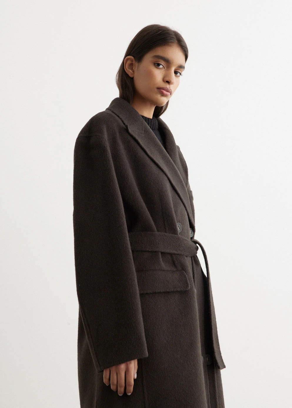 Acne Studios Onessa Double-Breasted Textured Coat 5 Acne Studios Onessa Double-Breasted Textured Coat - Image 5