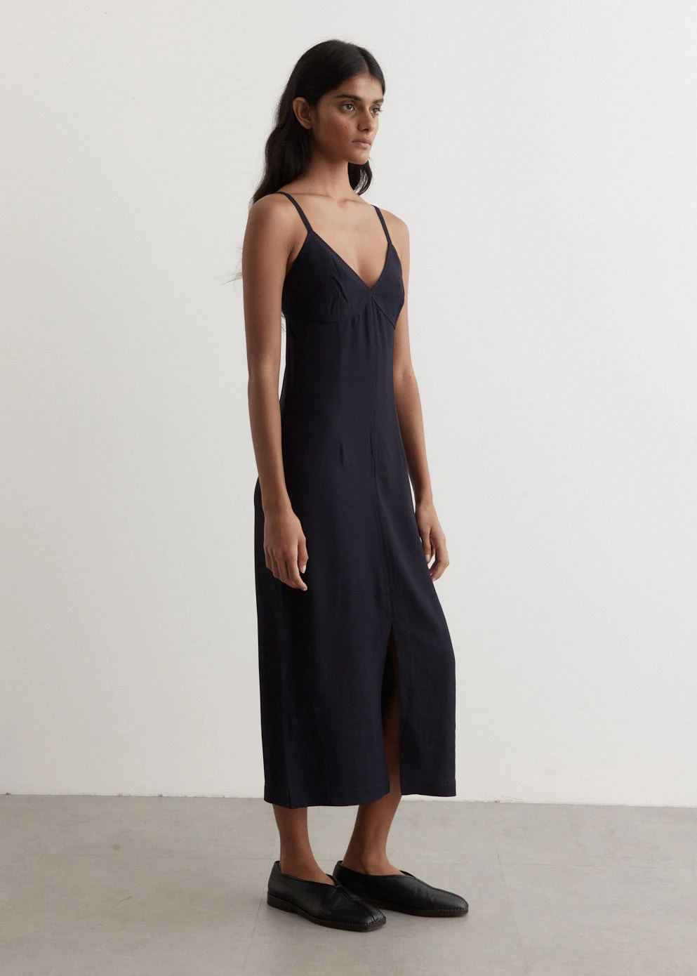 Toteme Front-Split Crepe Cami Dress 2 Toteme Front-Split Crepe Cami Dress - Image 2