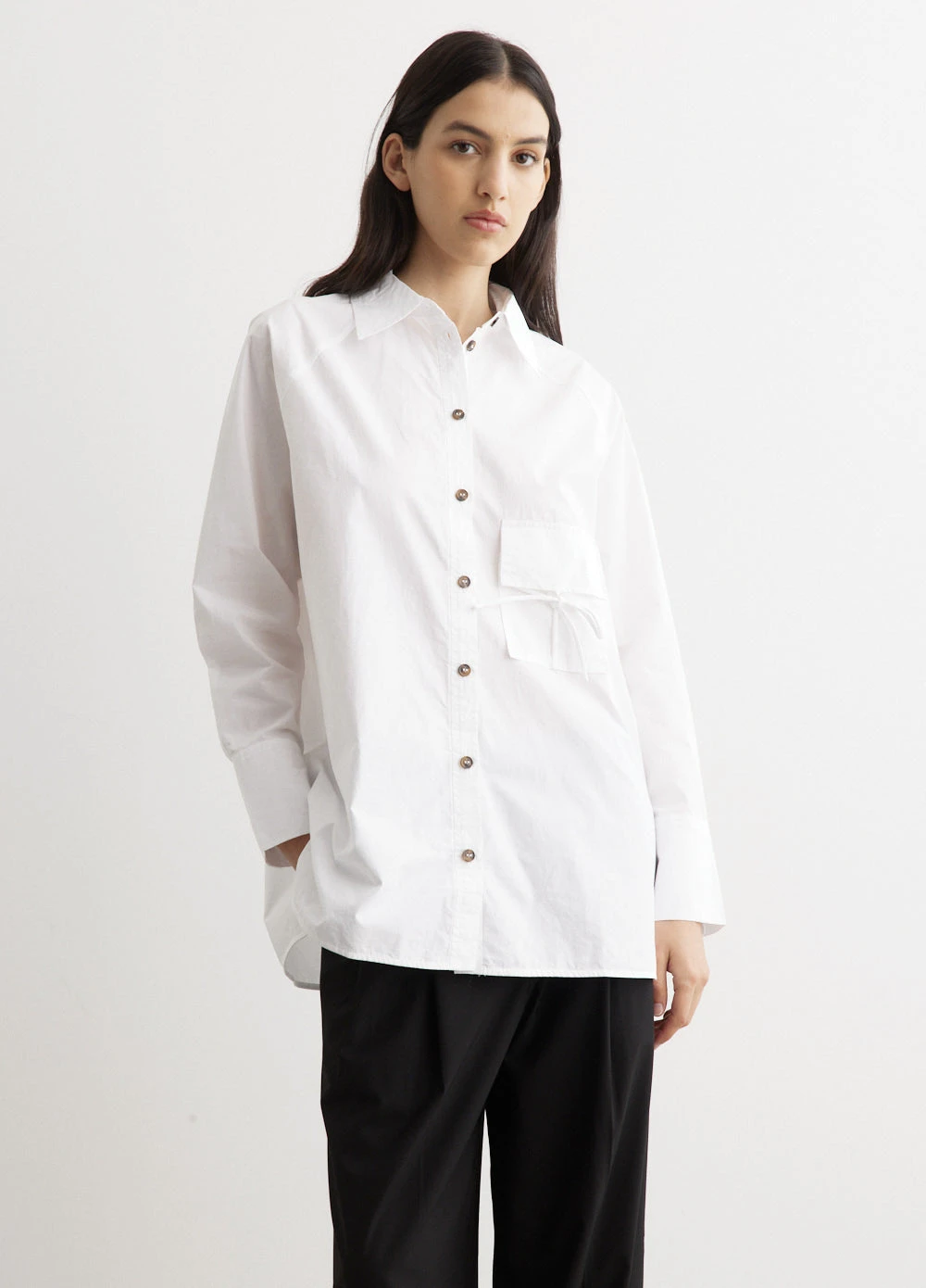 Ganni Oversized Raglan Shirt 3 Ganni Oversized Raglan Shirt - Image 3