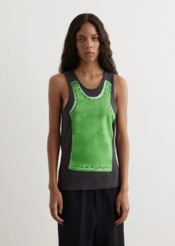 JW Anderson Clay Trompe L'Oeil Print Vest