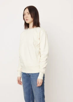 Toteme Crewneck Sweatshirt -Style Haven Shop womens incu 587 45df074c ec61 47a1 b858 392764c8038c