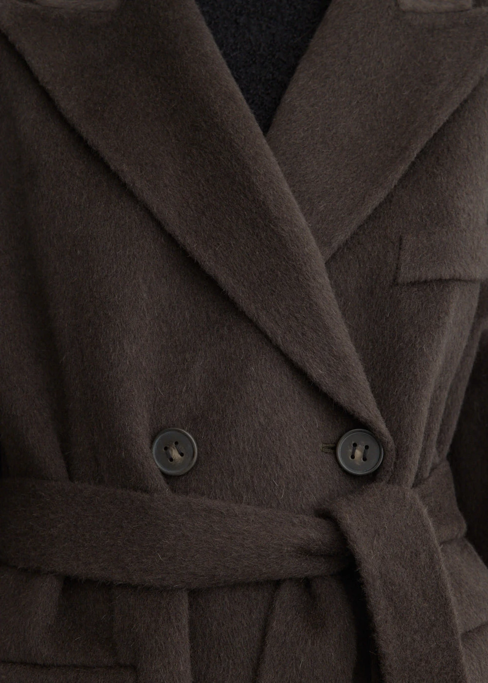 Acne Studios Onessa Double-Breasted Textured Coat 2 Acne Studios Onessa Double-Breasted Textured Coat - Image 2