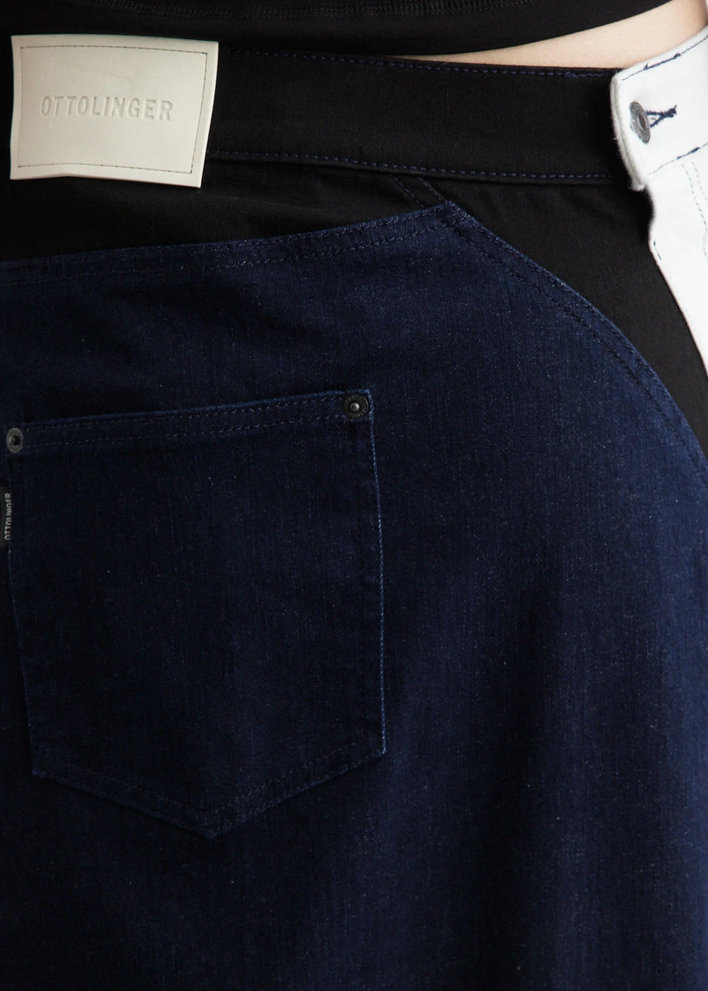 Multiline Triple Denim Skirt 5 Multiline Triple Denim Skirt - Image 5