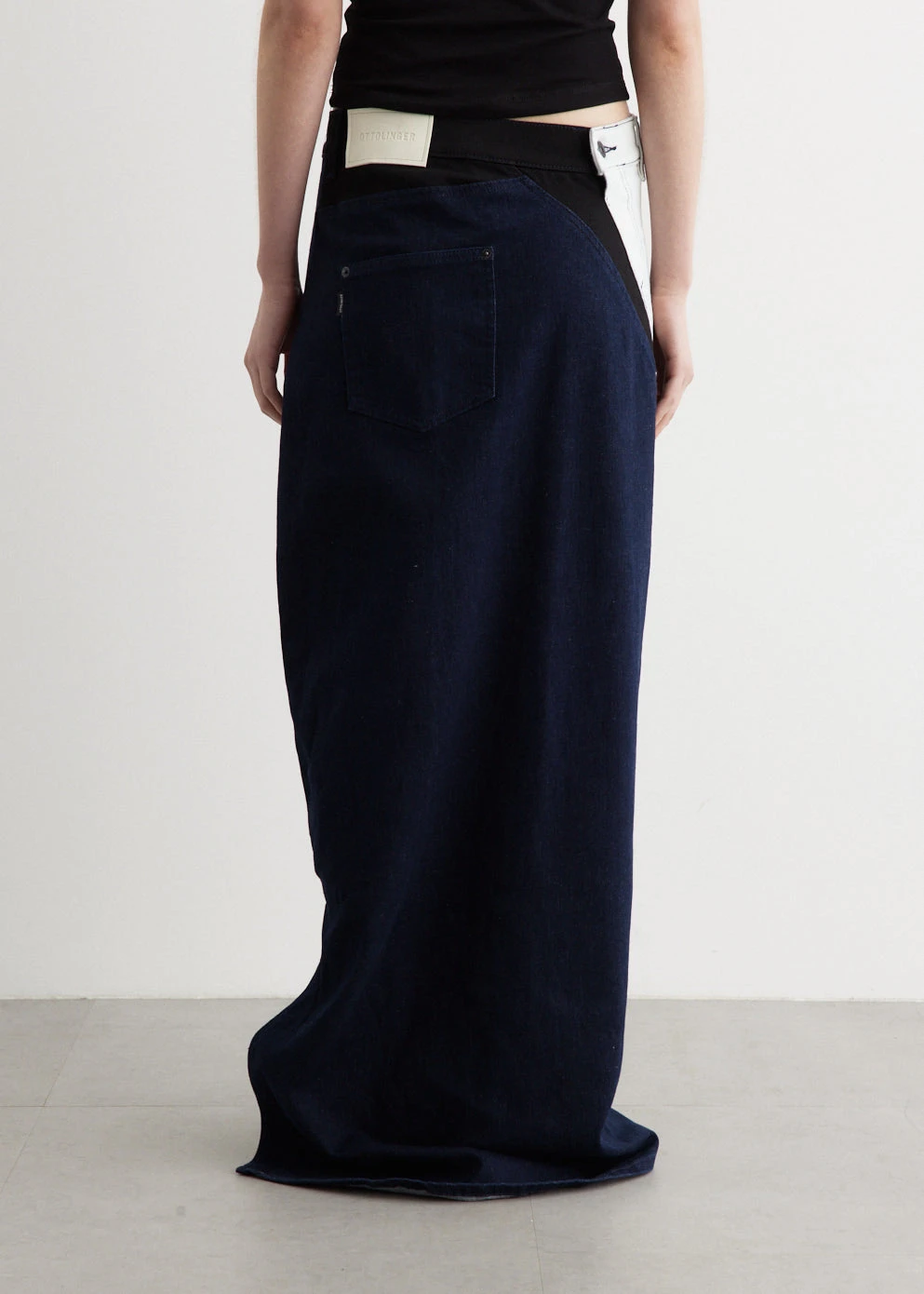 Multiline Triple Denim Skirt 4 Multiline Triple Denim Skirt - Image 4