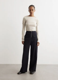 Pocket Wool Trousers