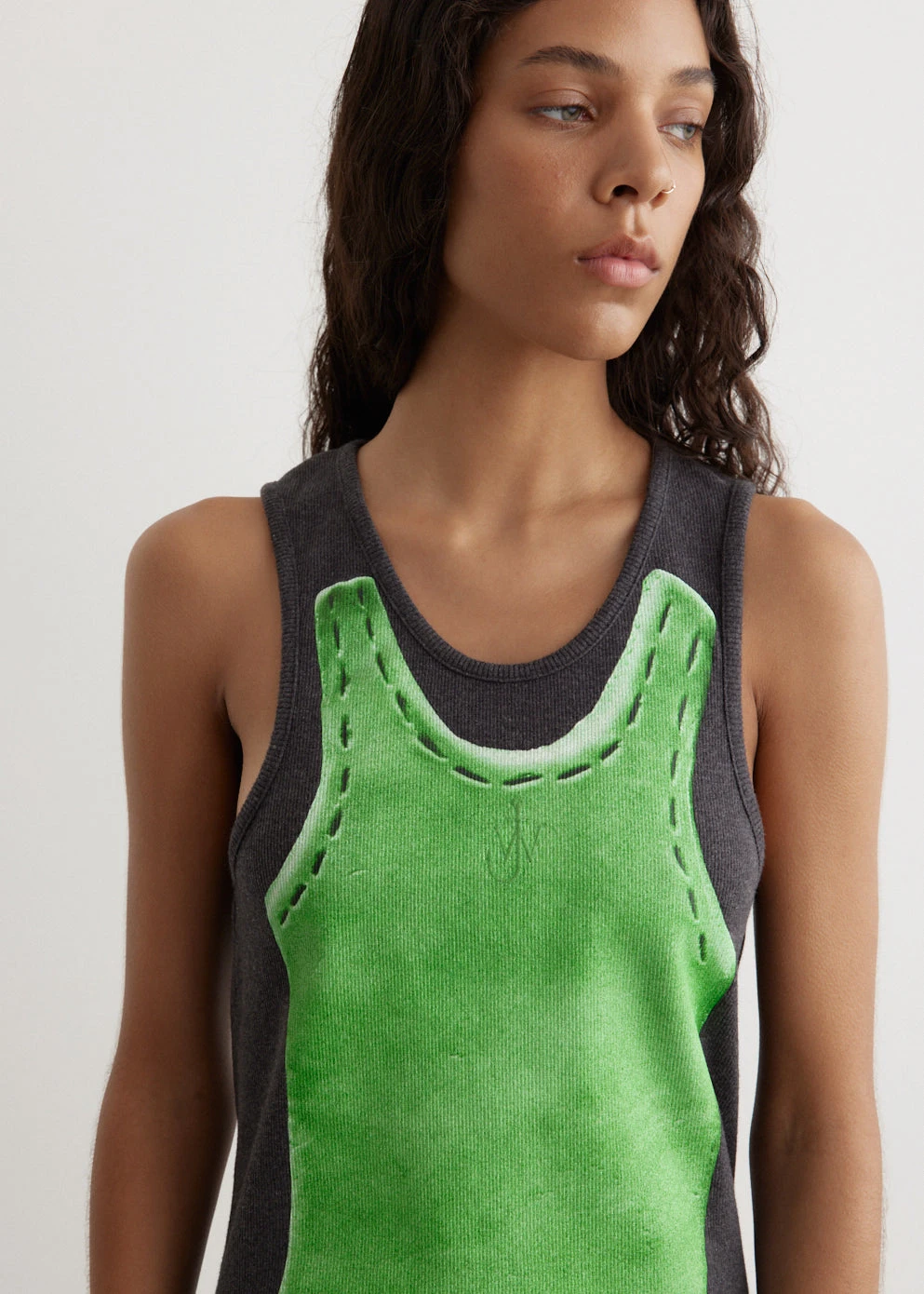 JW Anderson Clay Trompe L'Oeil Print Vest 2 JW Anderson Clay Trompe L'Oeil Print Vest - Image 2