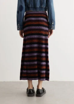 Ganni Sprayed Merino Rib Maxi Skirt -Style Haven Shop womens incu 593 59e41f3a 712d 4621 8840 22f6ea52ff59