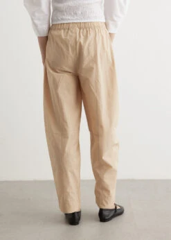 Ganni Cotton Crepe Elasticated Curve Pants -Style Haven Shop womens incu 599 52f500c1 a7a7 406b 8af0 73dbf5caf4b7